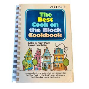 The Best Cook on the Block Cookbook Volume II 1987 The Milwaukee Journal Vintage
